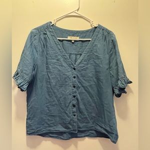 Madewell Chambray Top